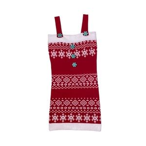 NWOT It’s Our Time Women’s Christmas Sweater Dress Sleeveless